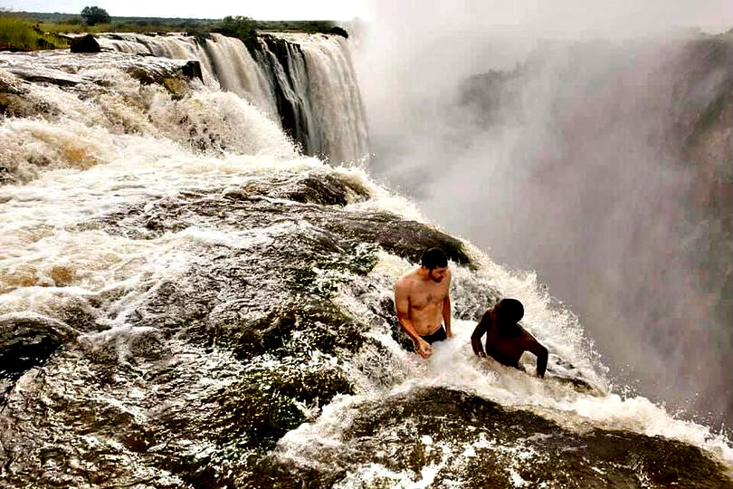 Living on the Edge: Swimming at Devil's Pool, Victoria Falls